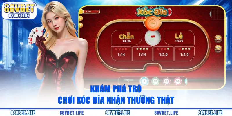 Xóc Đĩa Online Kiếm Tiền Thật Trên 88Vbet Cho Hội Viên - SIBK